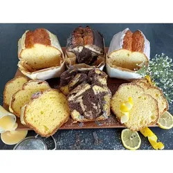BÄCKEREI DREHER Genussmomente-Set Zitronen- , Marmor- und Eierlikörkuchen Inhalt 3x 520g