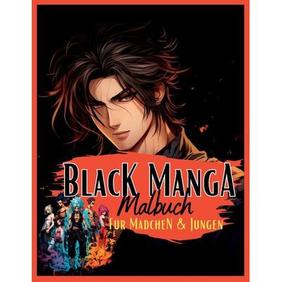 Black Manga Malbuch., Taschenbuch von Lucy´s Manga Malbücher, Tredition, 978-3-384-00674-5