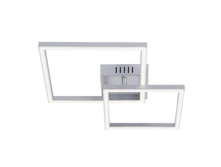 Nettlife LED Deckenleuchte Cobb Ⅲ 35/35/7 cm, Schwarz, Kunststoff, LED integrated, 35x7x35 cm, Lampen & Leuchten, LED Beleuchtung, LED-Deckenleuchten