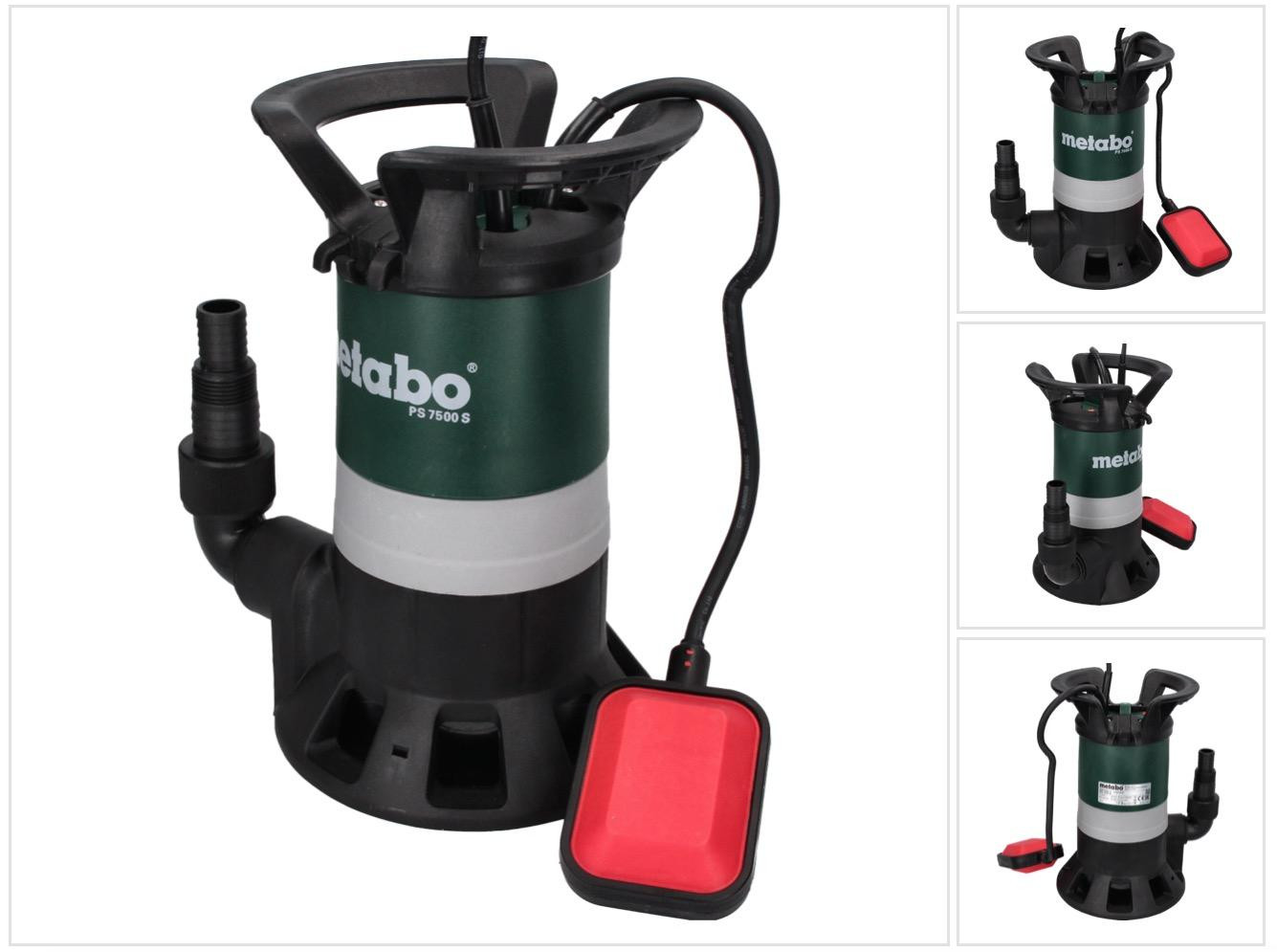 Metabo PS 7500 S elektrische vuilwaterdompelpomp 450 W 7.500 l/u 5 m diepte