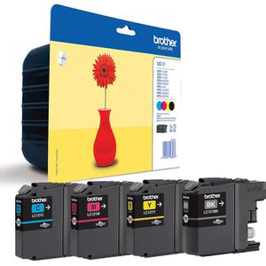 Brother LC-121 ValuePack CMYK Tintenpatronen