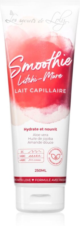 Les Secrets De Loly Smoothie Litchi-Mûre lait cheveux 250 ml