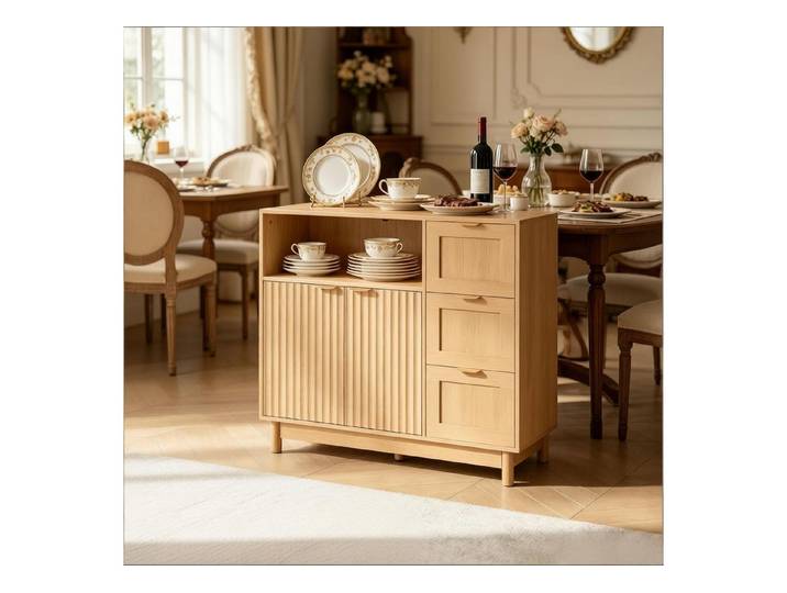 Fine Life Pro Sideboard Sideboard geräumig, vielseitiger Stauraum, für Wohnzimmer