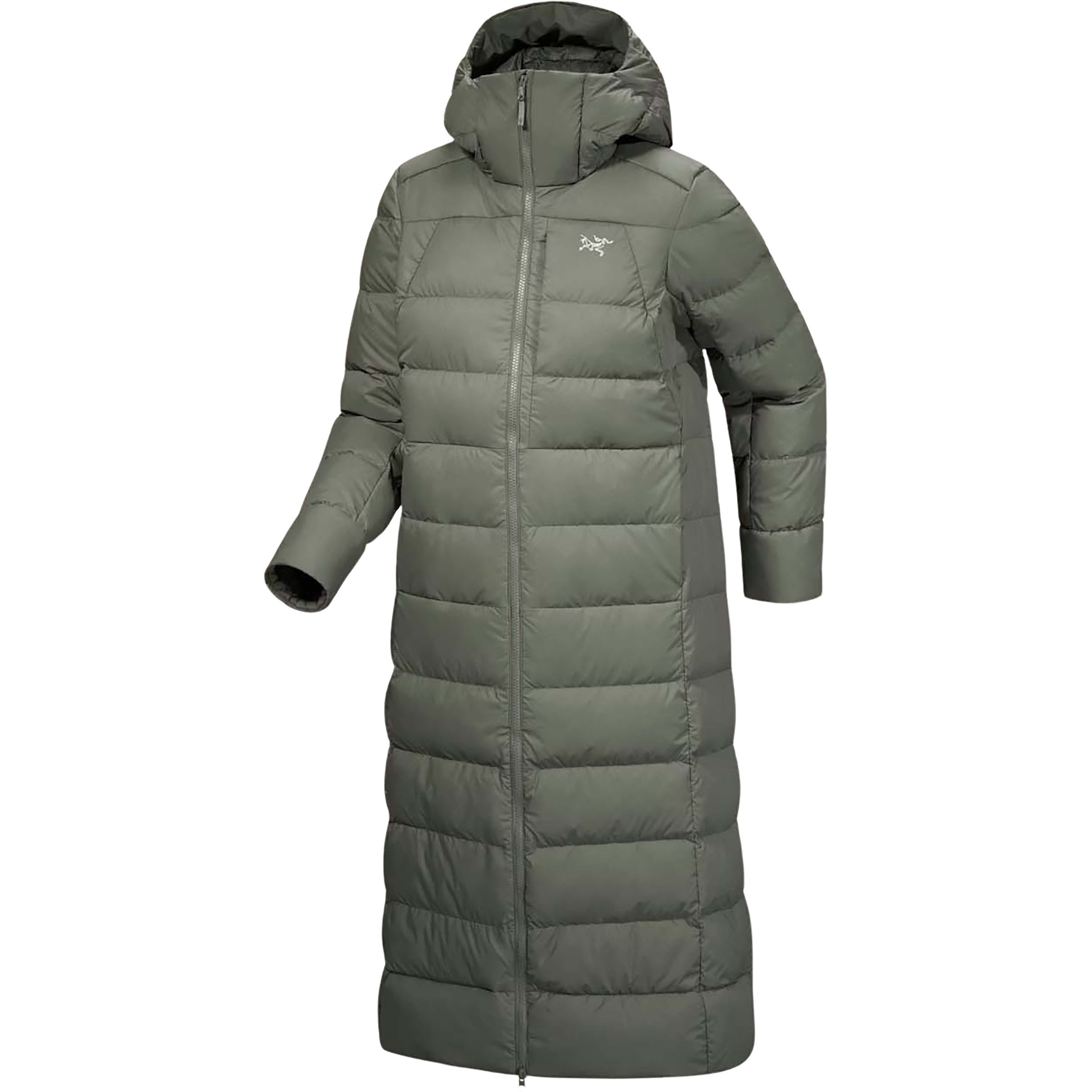 Arc'teryx Thorium Xlong Parka Damen Winterjacke oliv Größe L Lifestyle Klein verpackbar Wasserabweisend