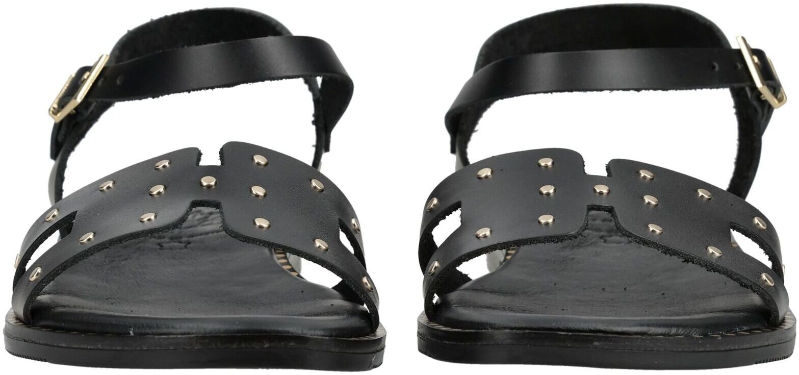 Oh! My Sandals Riemchensandale OH MY SANDALS "Oh My Sandals Sandalen Leder", Damen, Gr. 39, schwarz, Leder, Schuhe Riemchensandale