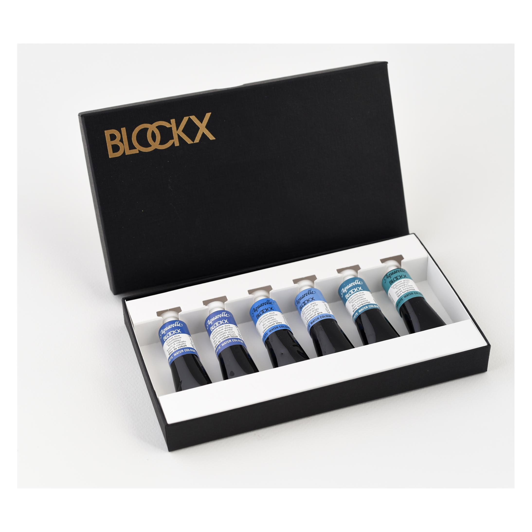 BlockX Aquarellset Kobalttöne (44907BXC)