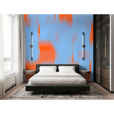 Fototapete LIVING WALLS "Walls by Patel 5 Fototapete Abstrakter Neon-Farbverlauf", blau, B:4m H:0m L:2,7m, Vlies, Tapeten, Abstrakter Neon-Farbverlauf auf 200 g/m² Premium-Vlies