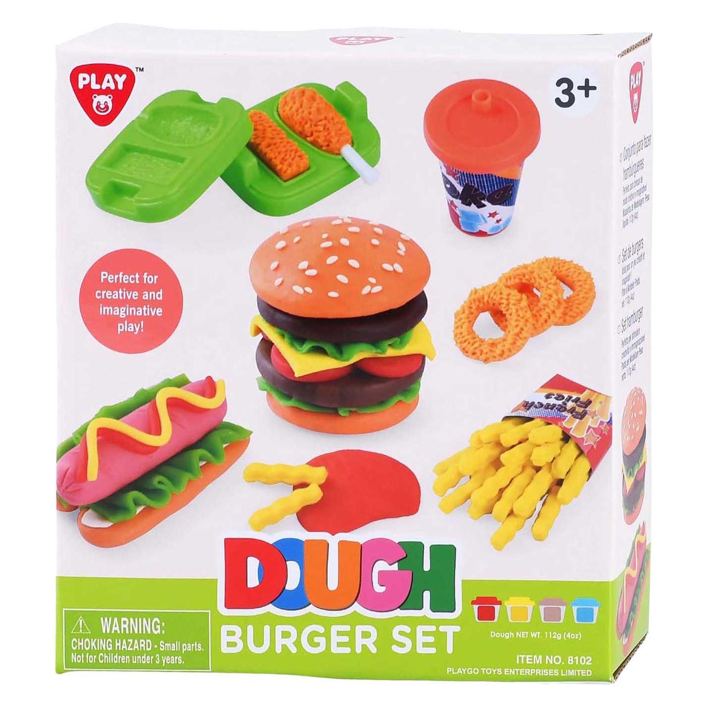 PlayGo Hamburger-Ton-Set - 4 Tontöpfe (65836843)