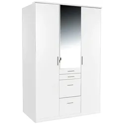 Kleiderschrank AACHEN ca. 135x198 cm Weiß