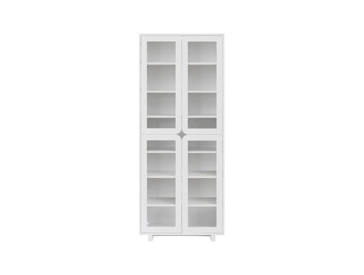 1898 Vitrine haute Vidja laqué blanc