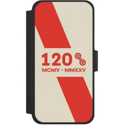 Nivocase Klapphülle für Apple iPhone 12 mini Handyhülle aus Kunst Leder NIVOflip schwarz 1. FSV Mainz 05 (Apple iPhone 12 mini), Smartphone Hülle, Schwarz
