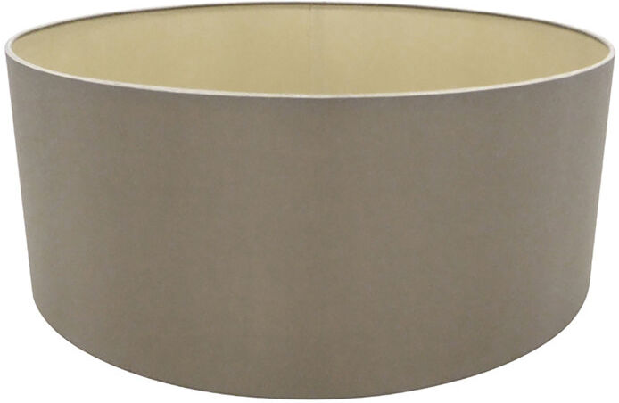 Ebern Designs Cotton Drum Lamp Shade Taupe 18cm H x 40cm W x 40cm D
