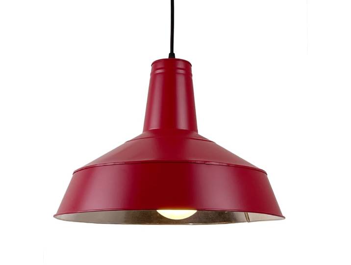 Suspension en acier galvanisé rouge d.38cm