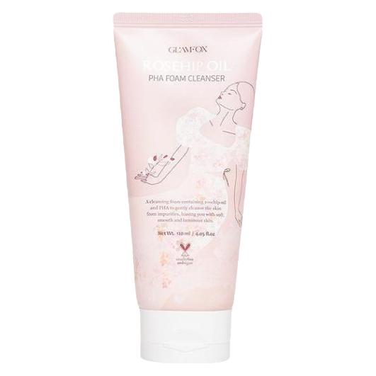 Glamfox Rosehip Oil, Cleansing & Hydrating, Cleansing Foam, 120 ml For Women (Reinigungsschaum, 120 ml) (65394670)