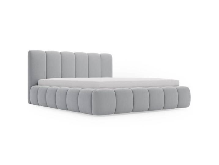 Graingold Polsterbett Cloud 180x200 Hellgrau, 180x200 cm, Schlafzimmer, Betten, Polsterbetten