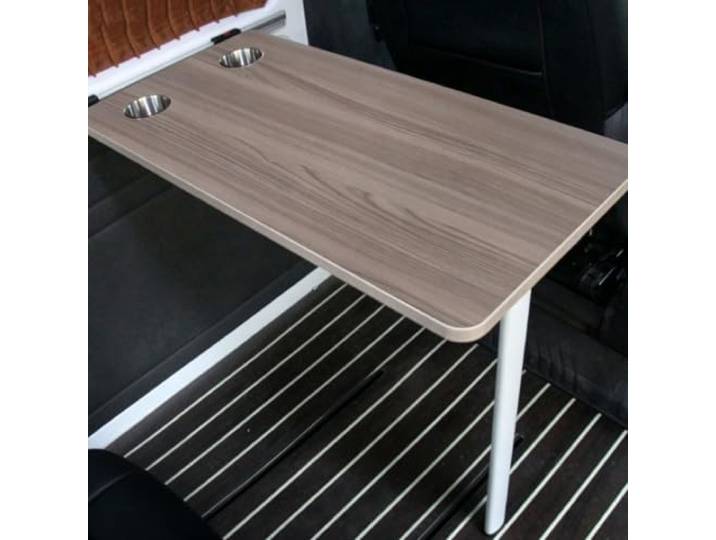 Wandmontierter Klapptisch für Wohnmobile, platzsparender Campingtisch. Klappbarer Außentisch, Esstisch für die Sitzgruppe im Wohnmobil; geeignet für Campervans und Wohnwagen.(C)