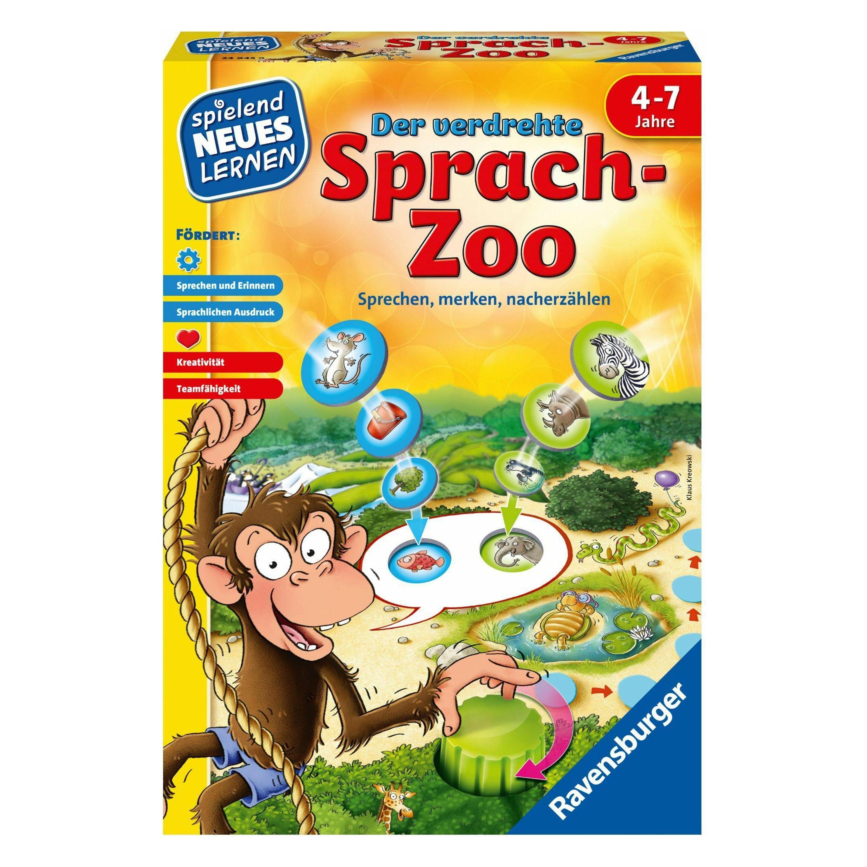 Ravensburger Der verdrehte Sprachzoo (Deutsch, 4 - 5 Jahre) (24945)