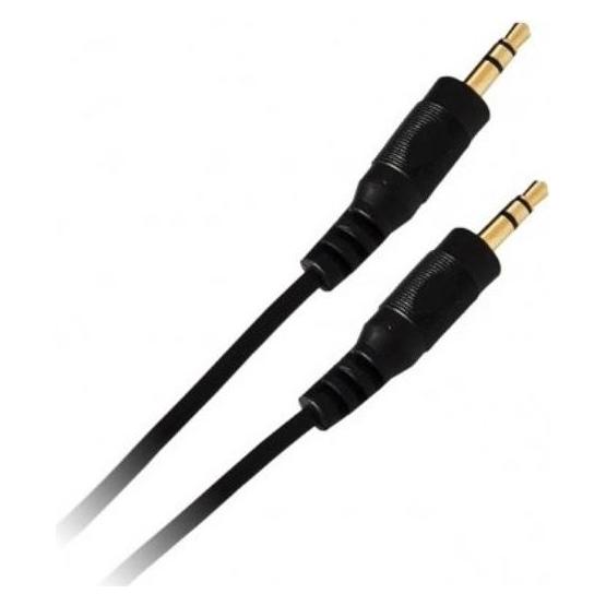 Libox Kabel Jack 3.5mm - Jack 3.5mm 1m czarny (LB0061) (1 m, AUX Kabel) (35544601)