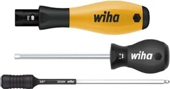 Wiha Drehmoment-Schraubendreher TorqueVario-S ESD (schwarz/gelb, 2-teilig, 0,8 - 5Nm)
