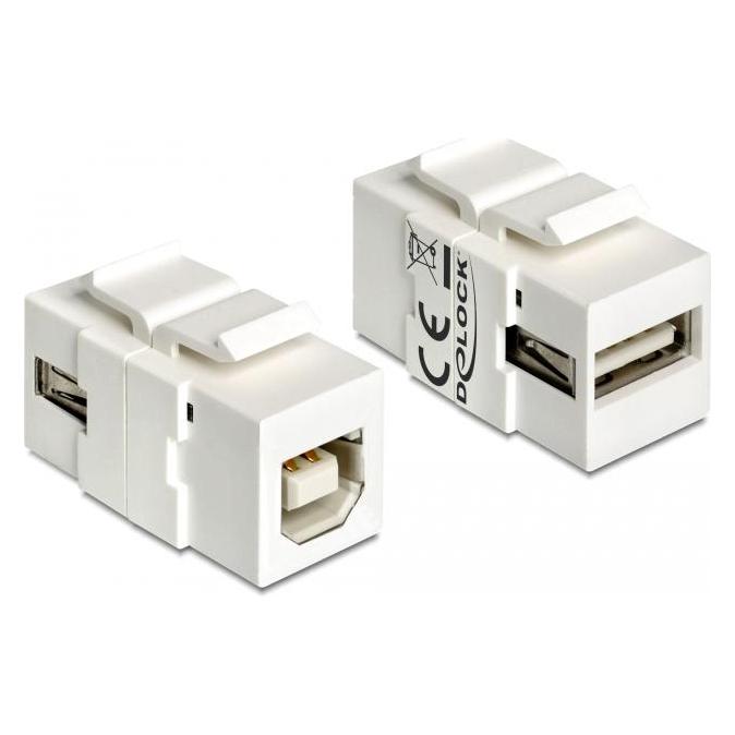 Delock Keystone Jack: USB2.0 (USB 2.0, 2.50 W) (86320)