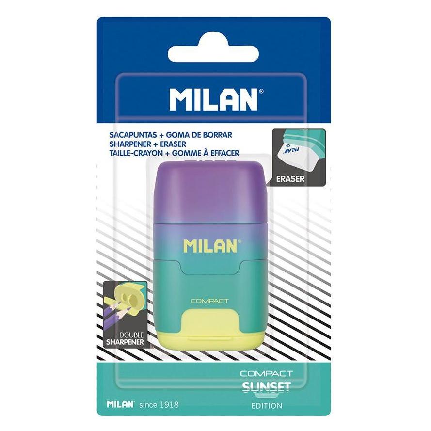 Milan Blister Sharpening Compact Sunset Turquoise Yellow (42833399)