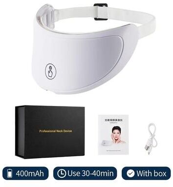 Useful Little Things Multi Spectrum 7 Color LED Neck Beauty Mask with Box