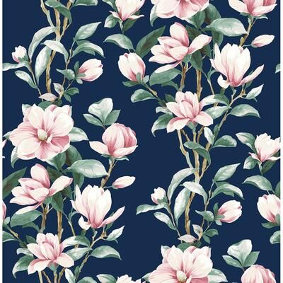 NextWall Magnolia Trail Peel and Stick Wallpaper