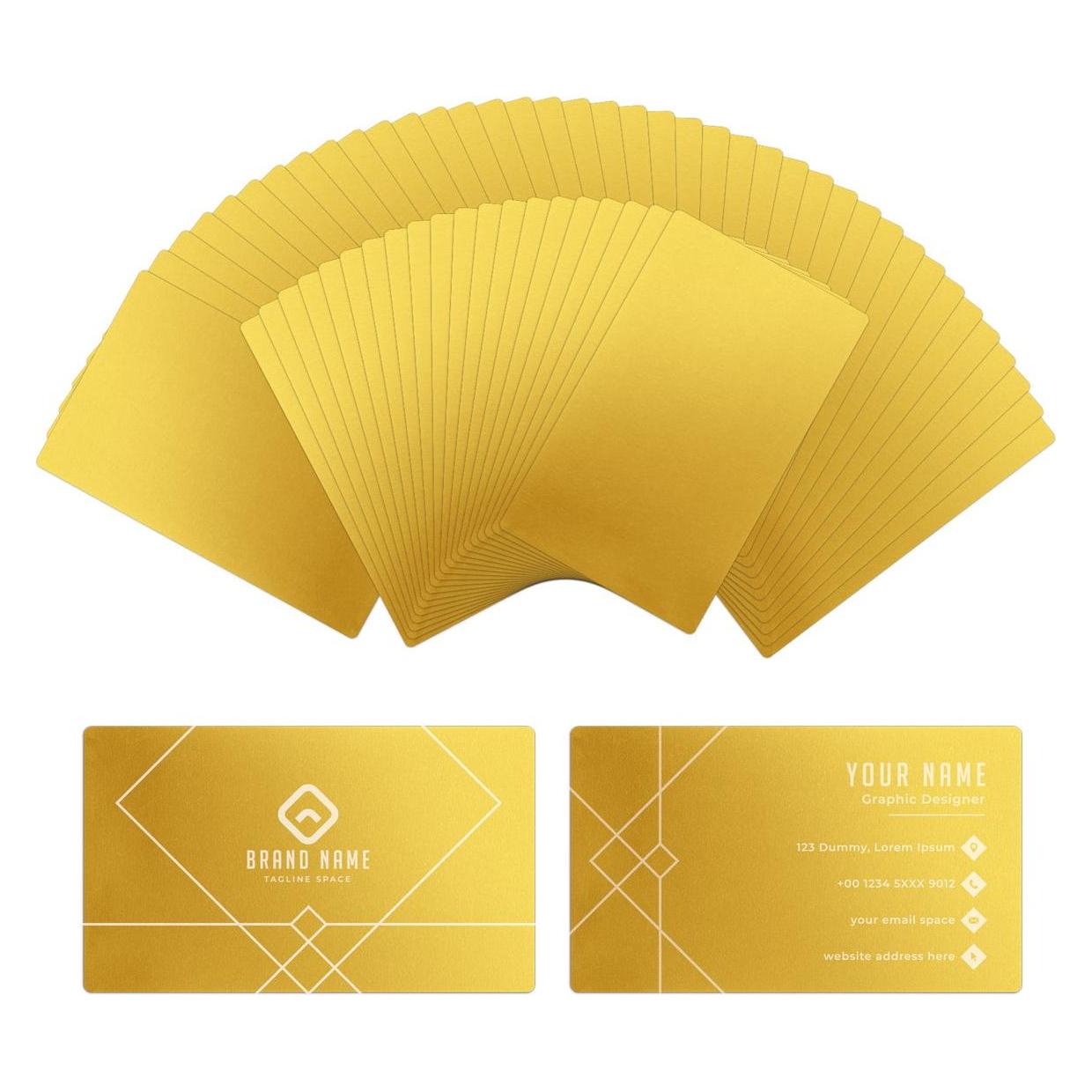 XTool Metal Business Cards - 60pcs (Zubehör) (P5020126)