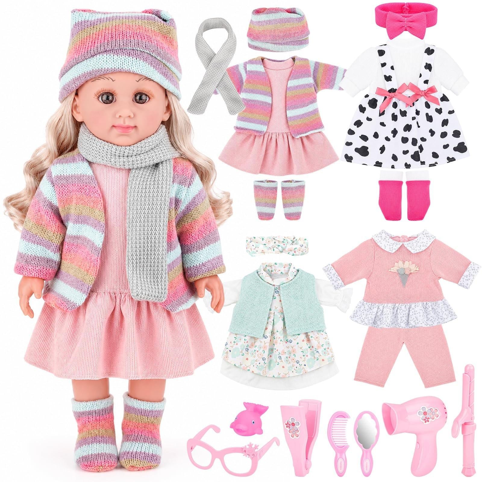 Babypop Speelset met 4 Outfits en Accessoires