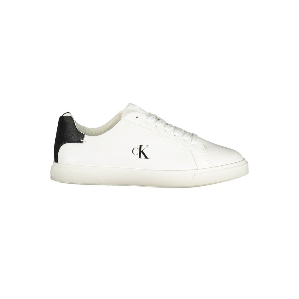 Calvin Klein Bianco Polyurethaan Dames Sneaker