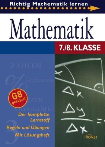 Mathematik 7./8. Klasse: Richtig Mathematik lernen - Preis vom 10.10.2026 11:48:34 h