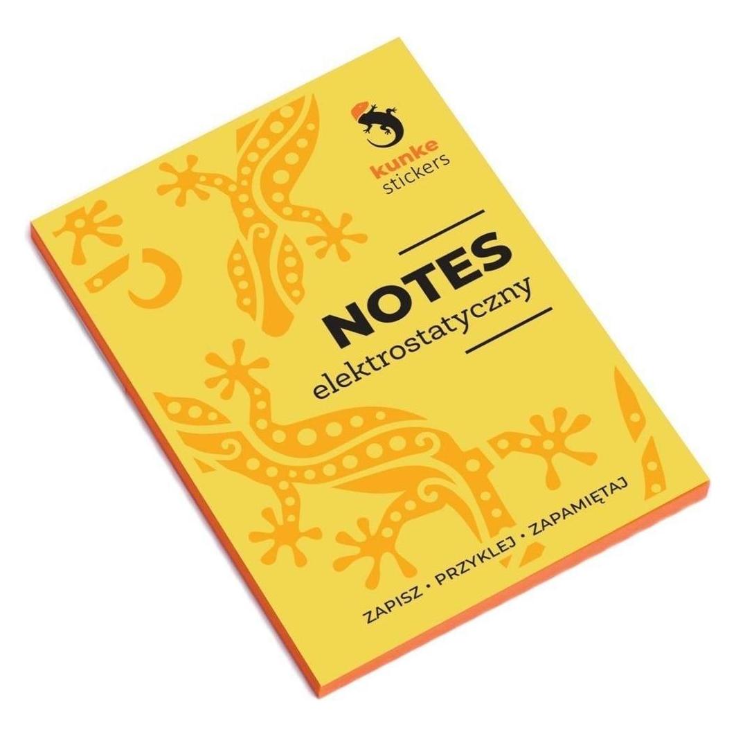 Panta Plast Orangefarbenes elektrostatisches Notizbuch, 100 Blatt Papier (41958573)