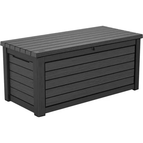 Keter Northwood Opbergbox 630L - Grafiet - B/D/H: 155.1 x 72.4 x 69.4 cm