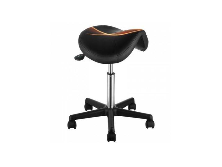 Tabouret de Bureau Charge 181 kg Tabouret à Roulettes Rotation à 360° Hauteur Réglable 51-71 cm Tabouret de Selle Ergonomique