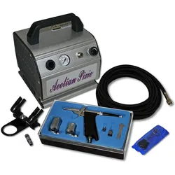 Wiltec Einsteiger Airbrush Kompressor Set AS176 Airbrushpistole DA116 Zubehör