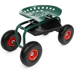 BARICUS Mobiler Gartensitz Tragfähigkeit 150kg ca. 81x45,5x54cm 5J.Herstellergarantie