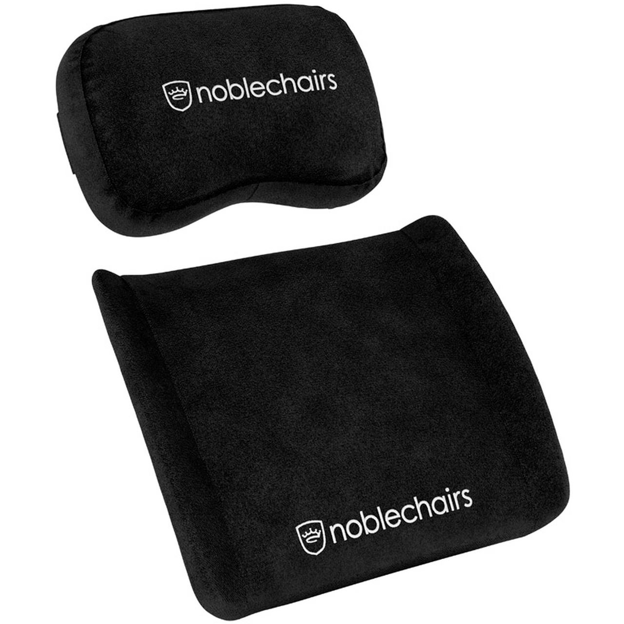 noblechairs Memory Foam Kissen-Set - schwarz