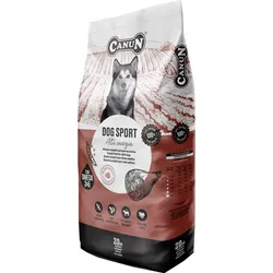 Canun Dog Sport 20kg mit Rindfleisch für energiegeladene und sportliche Hunde (40% Fleisch)