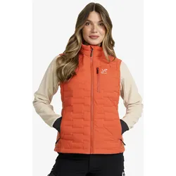 Flex Stretch Down Vest Damen Mecca Orange, Größe:2XL - Westen - Orange