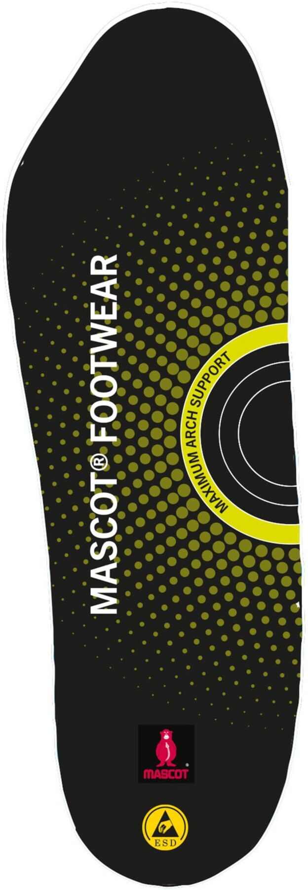Mascot Einlegesohlen 1149 schwarz maximale Fußgewölbestütze (FT092-276-09-1149)