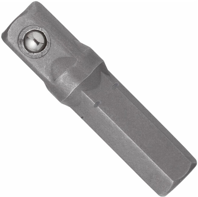 VIGOR Adaptateur extérieur hexagonal 6,3 = 1/4 pouce carré extérieur 6,3 = 1/4 pouce V2452N, 30 mm P total (V2452N)
