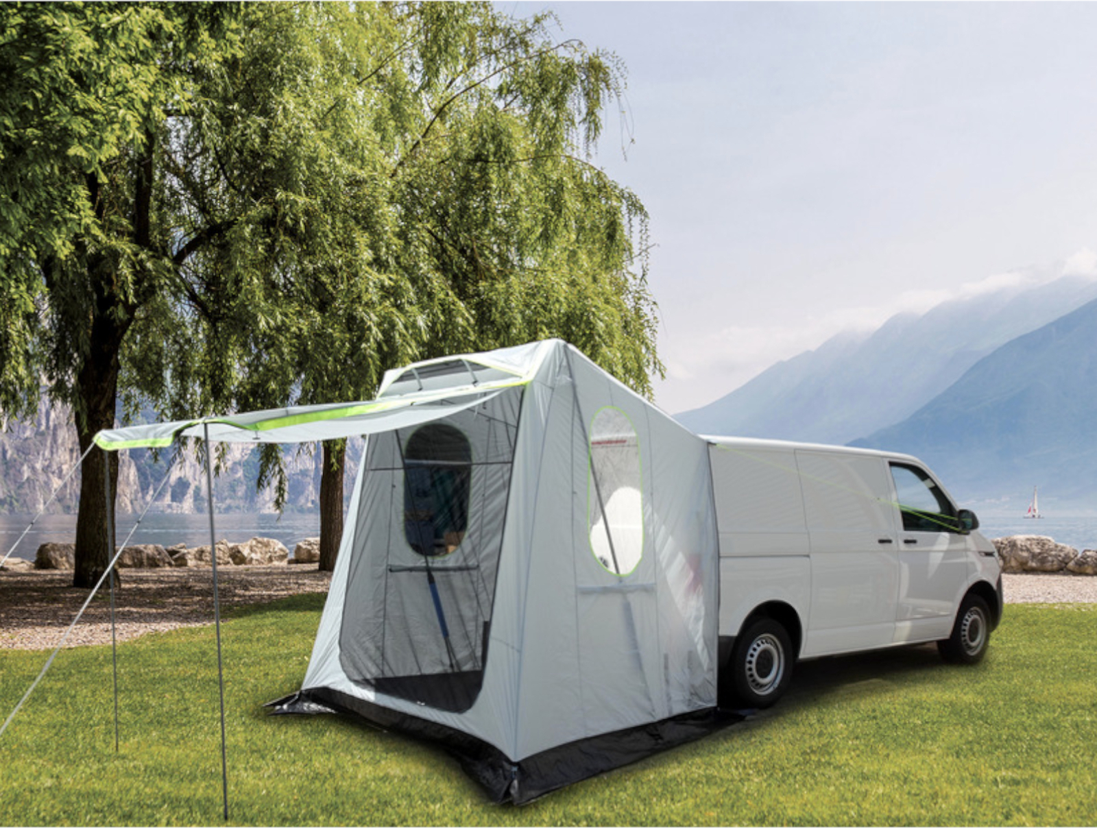 Heckzelt Reimo UPGRADE DOME PREMIUM passend für T5 / T6 / T6.1 mit Flügeltüren