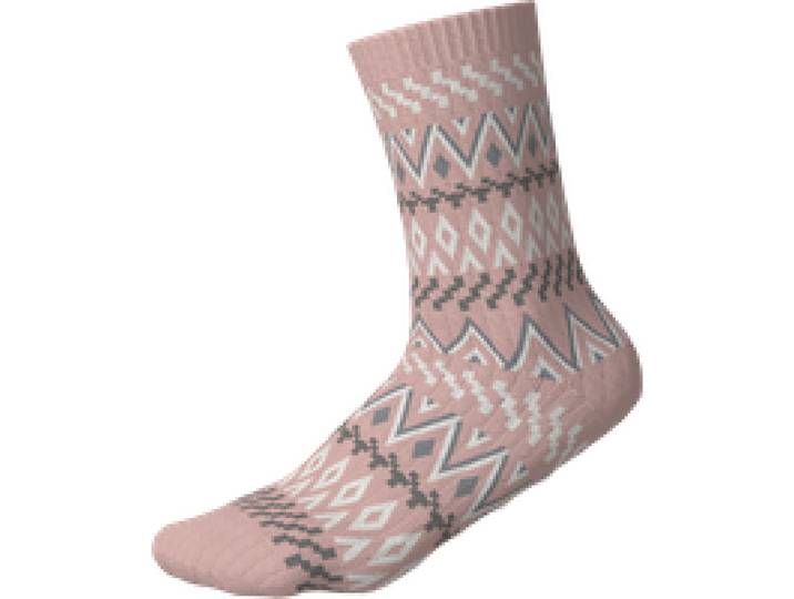 Chaussettes thermiques unisexes, 2 paires (rose, 39-42)
