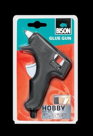 Bison hobby lijmpistool in blisterverpakking