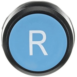 ABB KPR1-101L Rückstelltaster ohne Stössel, blau, flach, Text:R CombiLine-Modular 1SFA616160R1014
