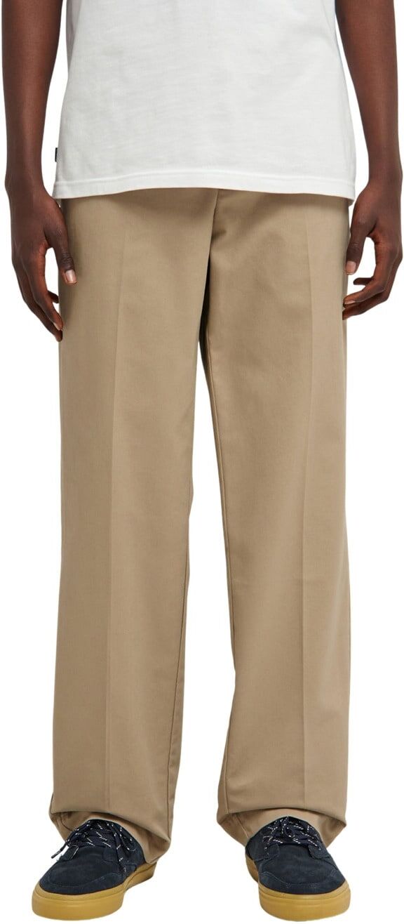 Chinos ELEMENT "Relax Work", Herren, Gr. 26, Normalgrößen, grau (aluminum), Obermaterial: 60% Baumwolle, 40% Polyester., Hosen Chinos
