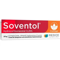 SOVENTOL Hydrocortisonacetat 0,25% Creme 20 g