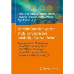 Umweltinformationssysteme - Digitalisierung für eine nachhaltige Planetare Zukunft, Fachbücher