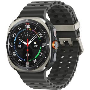 Samsung Smartwatch Galaxy Watch Ultra 2025 GPS LTE, 47 mm, S/M/L, NFC, EKG, Titan, silber, schwarz