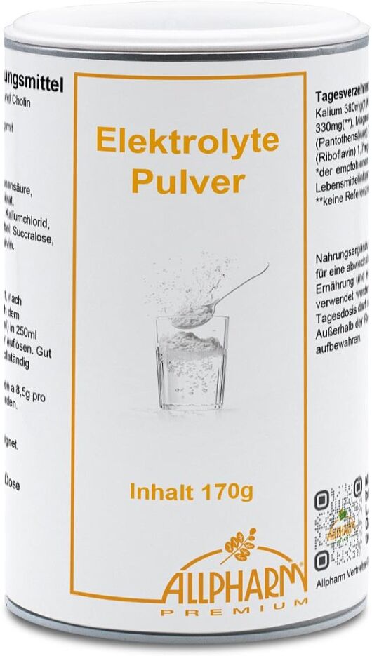 Elektrolyte Pulver Allpharm Premium 170g